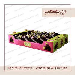 کارتن بادمجان صادراتی ، لیبل بادمجان ، برچسب بادمج
